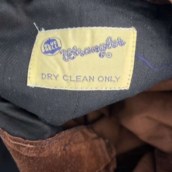 Vintage 1965-1970 Wrangler Brown Velvet Wide Leg Vintage Size 14 Size 6 US - Picture 5 of 11